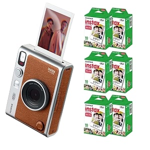 instax mini evo brown  extra film 60 sheets