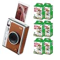 Instax Mini EVO (Brown + Extra Film (60 Sheets))
