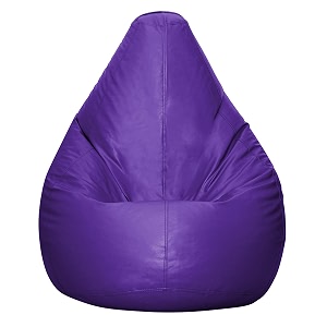 inster faux leather bean bag without beans size-3xl color- purple