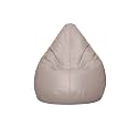 INSTER Faux Leather Bean Bag Without Beans (Size-4XL) (Color- Beige)
