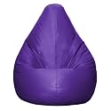 INSTER Faux Leather Bean Bag Without Beans (Size-XL) (Color- Purple)