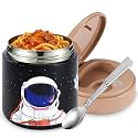 Thermo for Hot Food Kids - 15.2oz with Folding Spoon and Silicone handle
