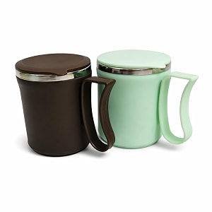 Insulated Stainless Steel Coffee Mug with Lid