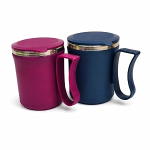 Insulated Stainless Steel Coffee Mug with Lid
