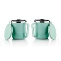 XMART INDIA Insulated Stainless Steel Coffee Mug with Lid – 300ml Double Wall Tea &amp; Milk Mug for Travel, Home, Office, Restaurant Stylish, Leakproof, Drinkware Gifts for Woman,Man(2 Pcs, Pista)