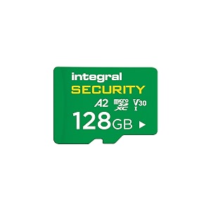 integral 128gb high endurance microsd card for cctv dash cam amp security cameras 4k video up to 24000 hours continuous recording