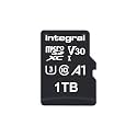 Integral 1TB Micro SD Card 4K Video Premium High Speed Memory Card SDXC Up to 100MB s Read Speed and 50MB s Write speed V30 C10 U3 UHS-I A1