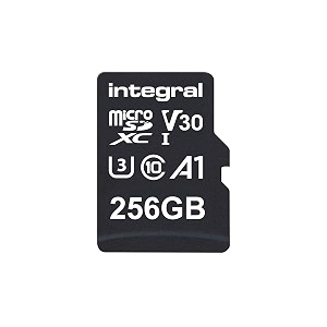 integral 256gb micro sd card 4k video premium high speed memory card sdxc up to 100mb s read and 50mb s write speed v30 c10 u3 uhs-i a1