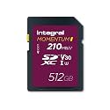Integral Momentum I 512GB SDXC Card - UHS-I, Up to 210MB/s Read, 180MB/s Write - V30, U3, CL10 - for DSLR, Mirrorless &amp; Camcorders - 4K UHD Video &amp; Burst Mode Ready (512GB)