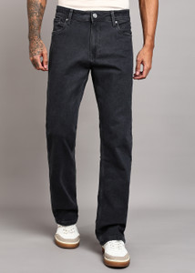 INTEGRITI Men Boot-Leg Mid Rise Grey Jeans