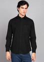 INTEGRITI Men Slim Fit Washed Spread Collar