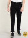 INTEGRITI Men Slim Mid Rise Black Jeans