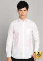 INTEGRITI Men Solid Casual White Shirt