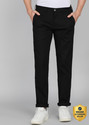 INTEGRITI Slim Fit Men Black Trousers