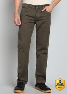 INTEGRITI Slim Men Dark Green Jeans