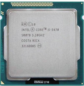 intel core i5 3470 processor  3rd generation  32 ghz upto 36 ghz lga 1155 socket 4 cores 4 threads 6 mb smart cache desktop processor