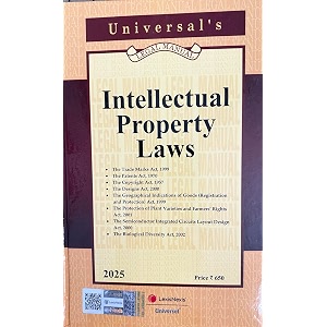 intellectual property laws bare act 2025 edition universal