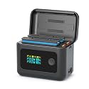 Intelligent Battery Charger Hub for Insta360 X4 Air(Not for X4),24W Dual Fast Charging Case w/LCD Display Shows Battery SOC,Batteries not Included