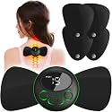 Wireless TENS Unit, TENS Unit Muscle Stimulator, Mini EMS Massager, 4 Pads