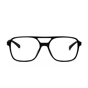intellilens pilot blue cut computer glasses for eye protection  zero power anti glare amp blue light filter glasses  uv protection eye glass for men amp women