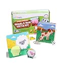 Firstcry Intelliskills Premium Jumbo 20 Pcs Animal & Baby Match Up Puzzles for Kids,Educational & Learning Puzzle Game for Boys & Girls,Fun & Challenging Brain Booster Toy,4+ Years,Birthday Gift