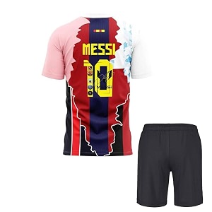 sports soccer football jersey argen messii 10 home away kit jersey t-shirt kidsboys amp mens