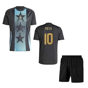 sports soccer football jersey argen messii 10 home away kit jersey t-shirt kidsboys amp mens