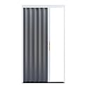 Interior Accordion Door, Waterproof and Heat Insulation, Sliding Door for Bedroom, Bathroom, Kitchen, Office(Gray Right,1160x2030mm)