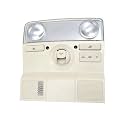 Interior Dome Lamp For VW Passat CC 2010-2016 2017 2018 Reading Light Dome Lights Sunroof Switch Interior Lamp Frame(Beige reading light)