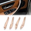 Interior Door Handle Replacement for BMW F30 F80, Beige, 4PCS