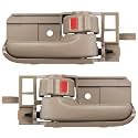 Interior Door Handle Set Compatible with 2003-2008 Toyota Corolla, 2005-2015 Toyota Tacoma, 2003-2008 Pontiac Vibe,Front or Rear, Driver and Passenger Side Beige
