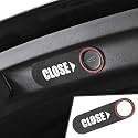 Interior Rear Trunk Liftgate Close Button Trim Sticker Frame Decor Accessories for Alcantara Tesla Model Y 2020-2023 Model 3 2021-2023 Black