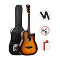 intern INT-38C-SB Acoustic Guitar Rosewood Ebony Right
