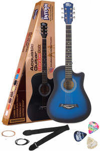 intern int-cf01-bl acoustic guitar carbon fibre carbon fibre right hand orientation blue