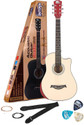 intern INT-CF01-NT Acoustic Guitar Carbon Fibre Carbon Fibre Right Hand Orientation