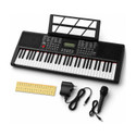 intern INT-KB 61 Keys Touch Response Portable Piano Keyboard with Mic and 9V DC Power Adapter Digital Portable Keyboard