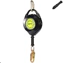 20FT Self Retracting Lifeline, Shemior Retractable Lanyard, Steel Cable SRL