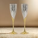 INTERNATIONAL GIFT® German Silver Wine Glass/Winee Goblet Set of 2 Pieces Glass with Best Sister Ever Tag with Velvet Box and Carry Bag