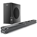 Intex 2.1 Ch 180W Bluetooth Soundbar | 360 Surround Sound & Deep Bass | Remote Control | 6.5" Subwoofer, Bluetooth v5.0 | USB, HDMI, AUX in, BT & Optical Connectivity (Black)