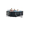 INTEX 26309MZ 14ft x 42in Ultra XTR Frame Deluxe Above Ground Swimming Pool Set with 925 GPH Sand Filter Pump, Removable Ladder, Ground Cloth, Pool Cover, SuperTough, Puncture and Rust Resistant