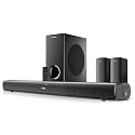 Intex 5.1 Ch 200W Bluetooth Soundbar | 360 Surround Sound &amp; Deep Bass | Remote Control | 6.5" Subwoofer, Bluetooth v5 | USB, HDMI, AUX in &amp; Optical Connectivity (Black)