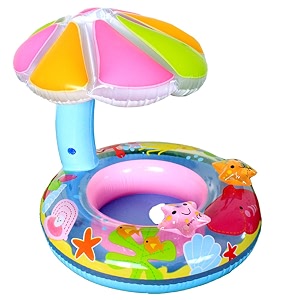 intex 56583 baby floater blue