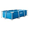 INTEX Metal Frame 7ft 2in x 4ft 11in x 23in Above Ground Swimming Pool