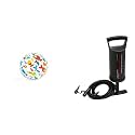 Intex Air Baloon Pump and Intex Lively Print Balls - Circle, Multi Color