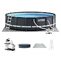 INTEX Ultra XTR 16ft x 48in Round Above Ground Swimming Pool Set w/ Pump