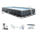 INTEX Ultra XTR 32ft x 16ft x 52in Above Ground Swimming Pool Set w/Pump