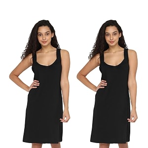 INTIMACY LINGERIE Knee-Length Cotton Slips for Women
