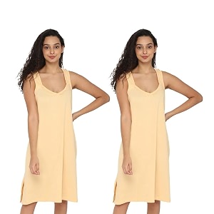INTIMACY LINGERIE Knee-Length Cotton Slips for Women