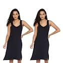 INTIMACY LINGERIE Knee-Length Cotton Slips for Women
