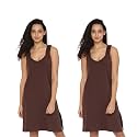 INTIMACY LINGERIE Knee-Length Cotton Slips for Women